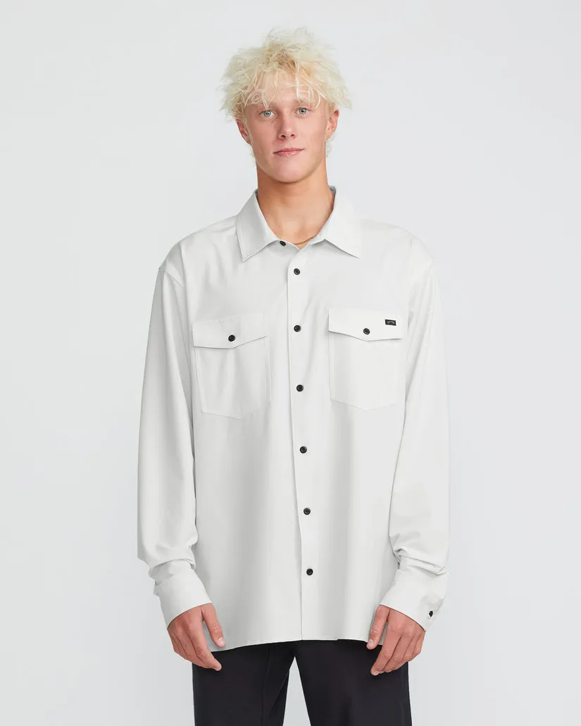 Billabong Surftrek Transit L/S Shirt-Fog