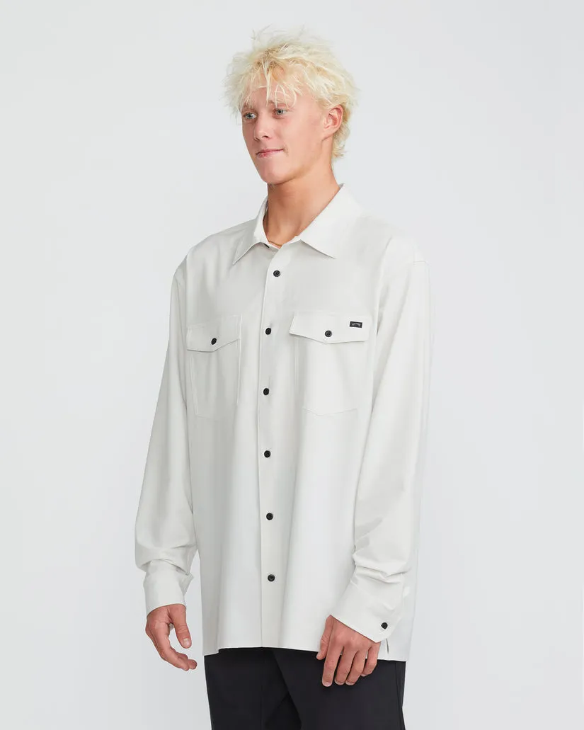 Billabong Surftrek Transit L/S Shirt-Fog