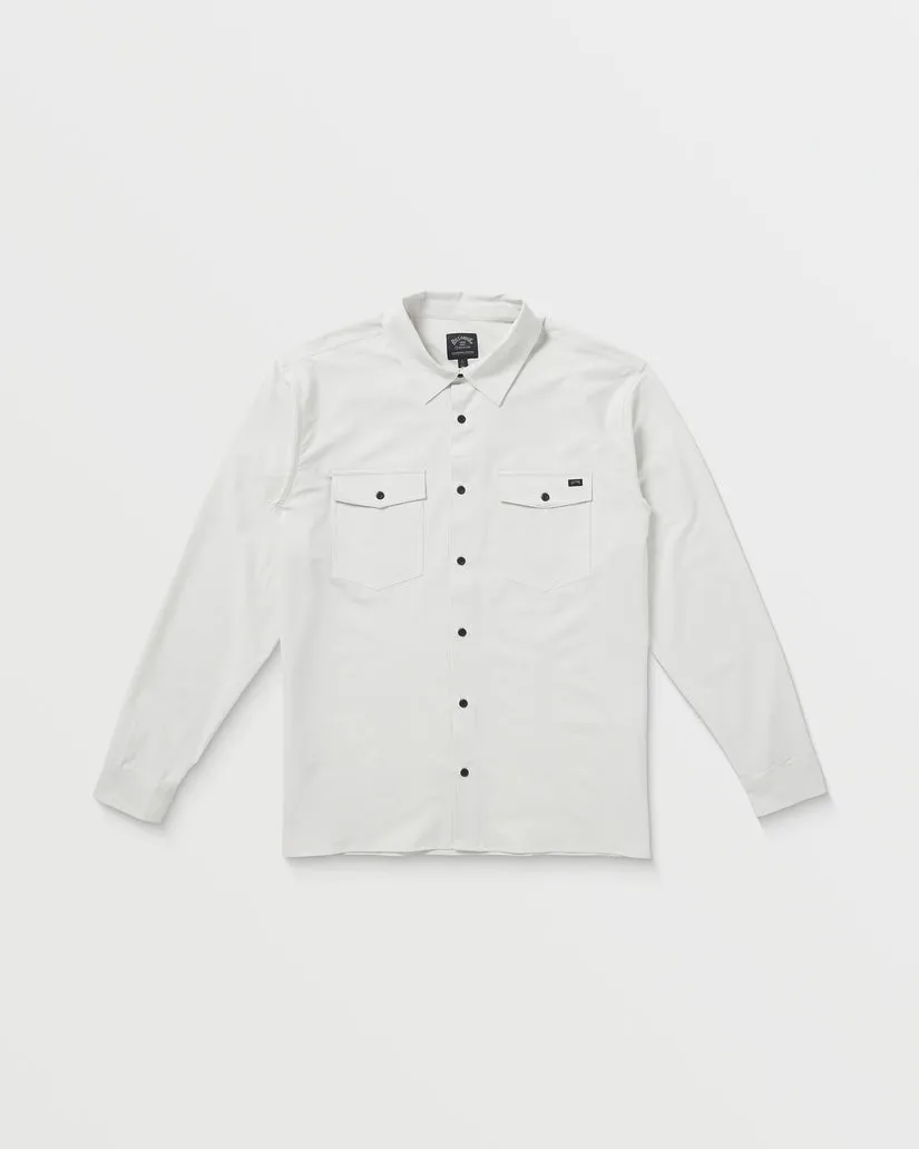 Billabong Surftrek Transit L/S Shirt-Fog