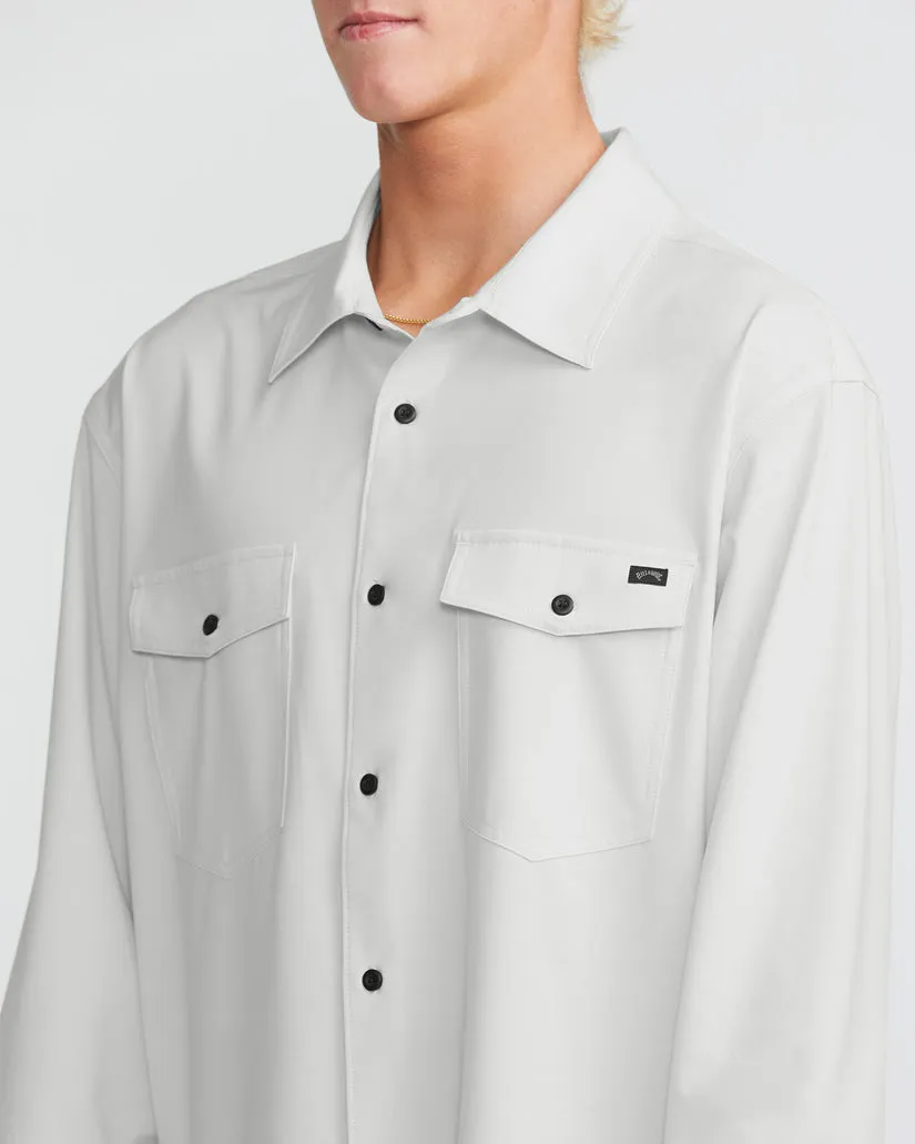Billabong Surftrek Transit L/S Shirt-Fog