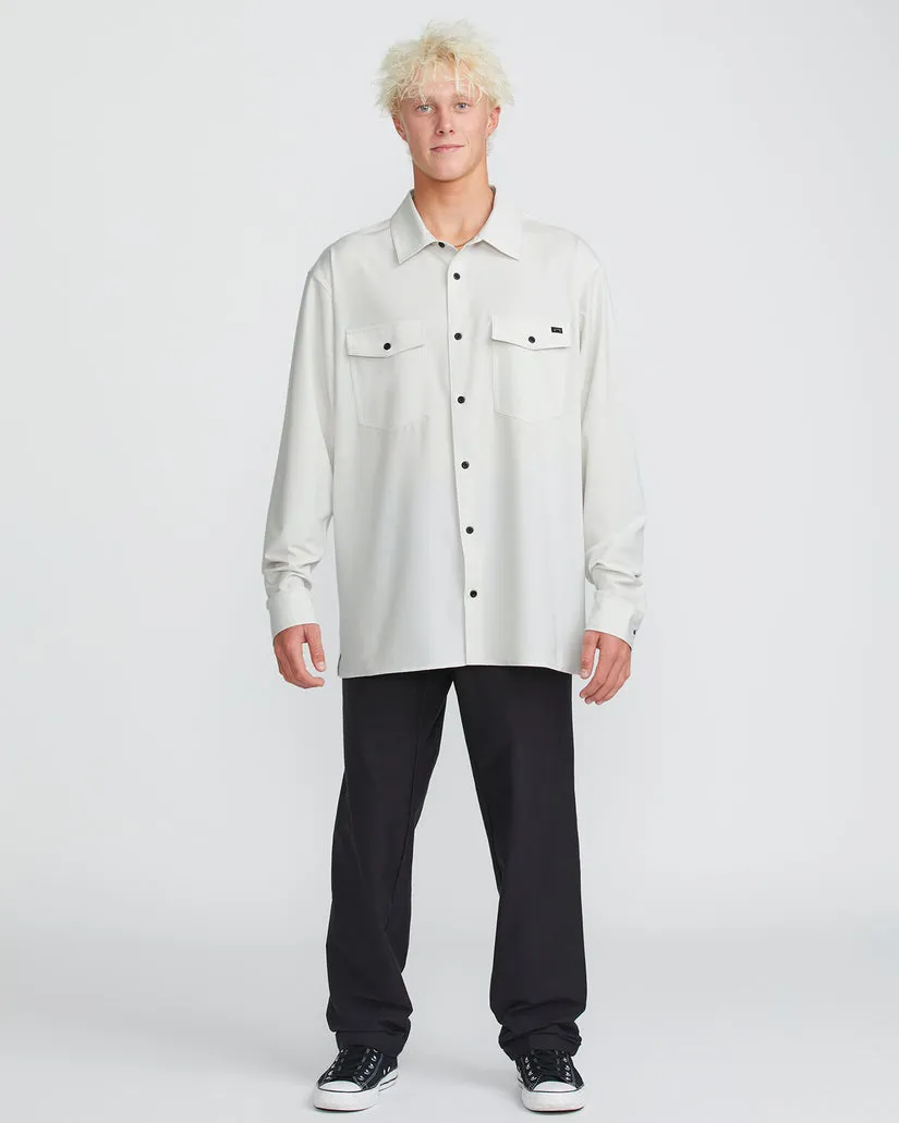 Billabong Surftrek Transit L/S Shirt-Fog