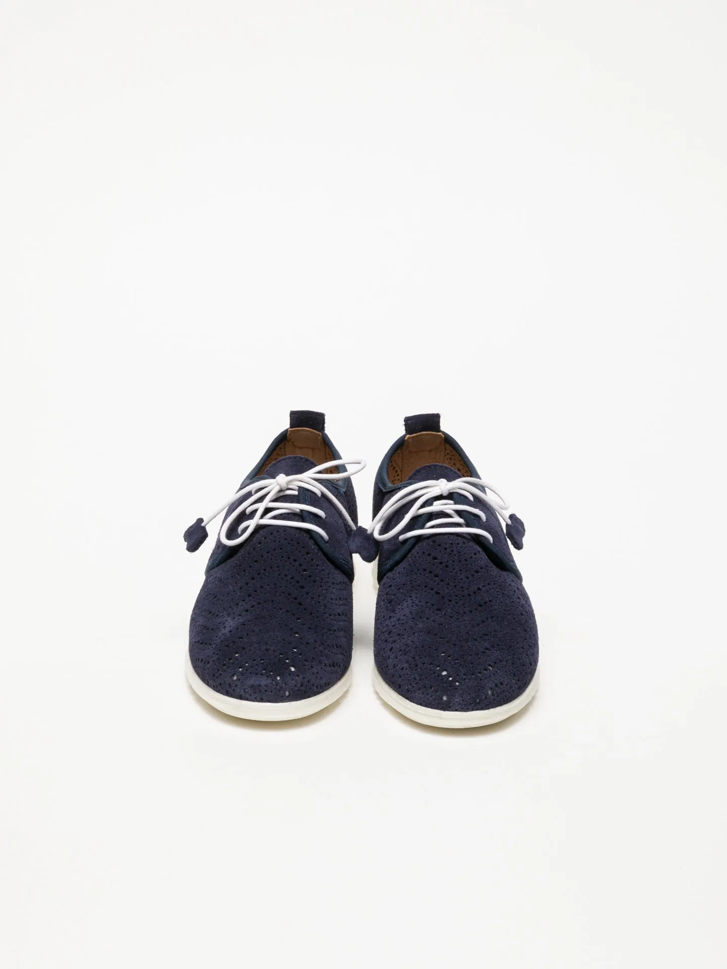 Blue Derby Shoes