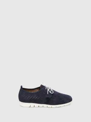 Blue Derby Shoes