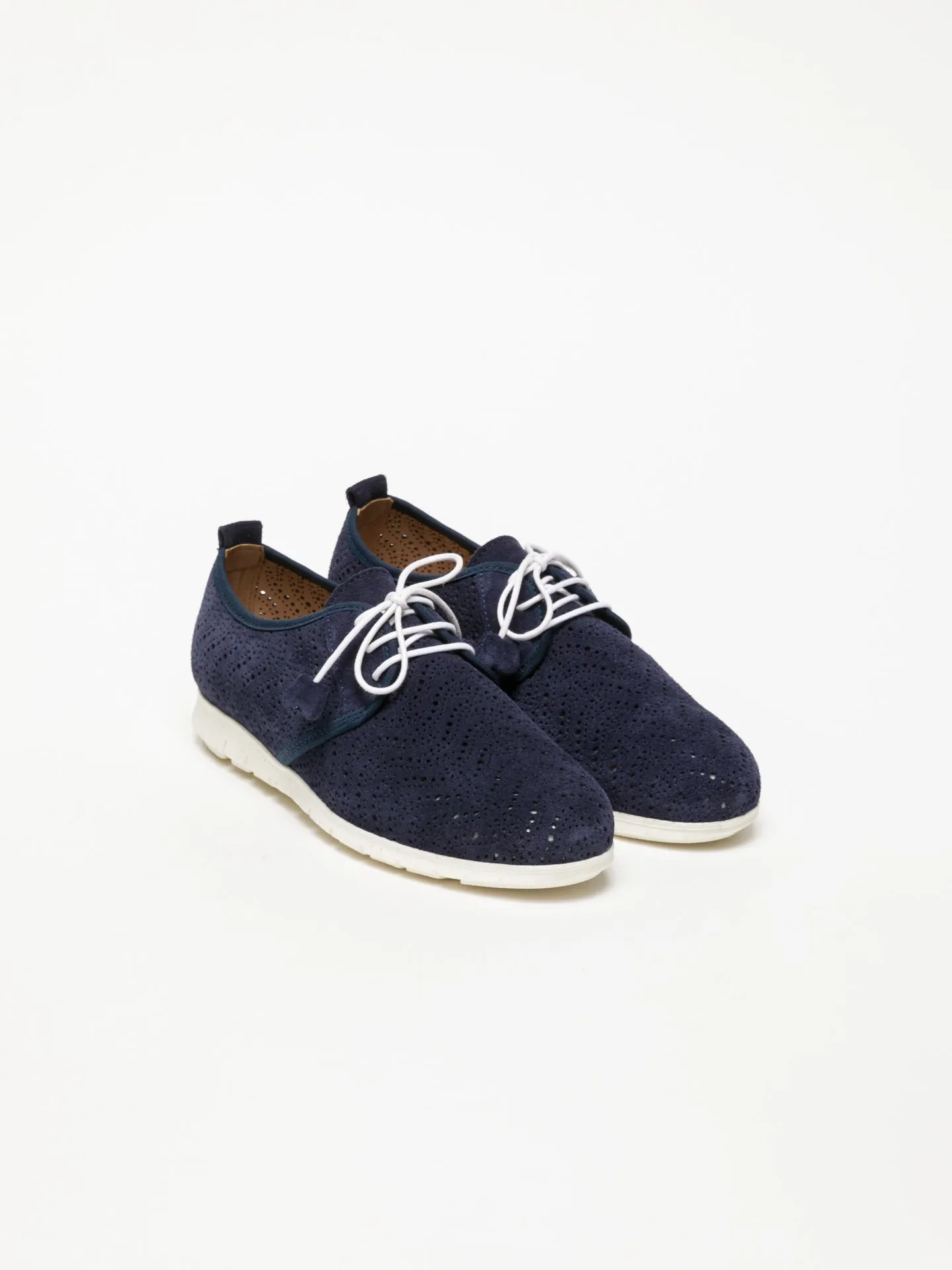 Blue Derby Shoes