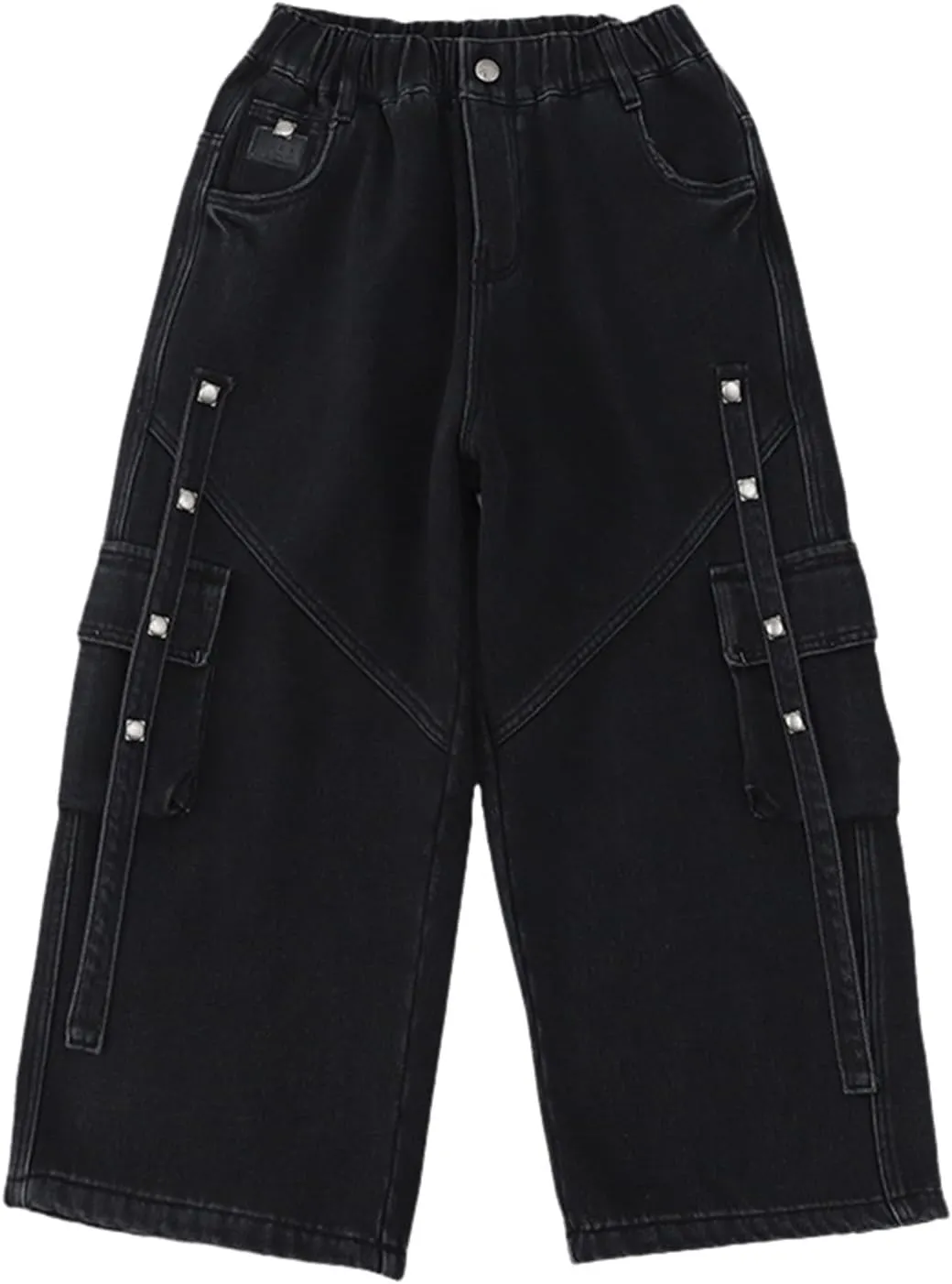 Boys Loose Jeans for Spring Summer and Autumn Medium and Large Children's Personalized How to Pair Outfits
