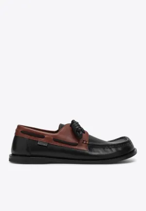 Campo Leather Lace-Up Boat Shoes