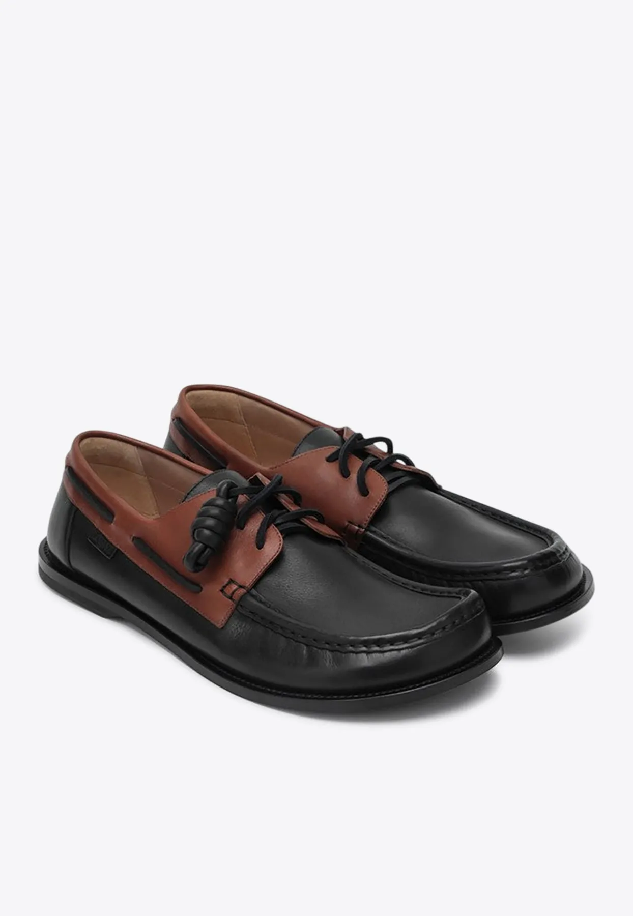 Campo Leather Lace-Up Boat Shoes