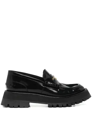 Carter lug-sole box loafers<BR/><BR/><BR/>