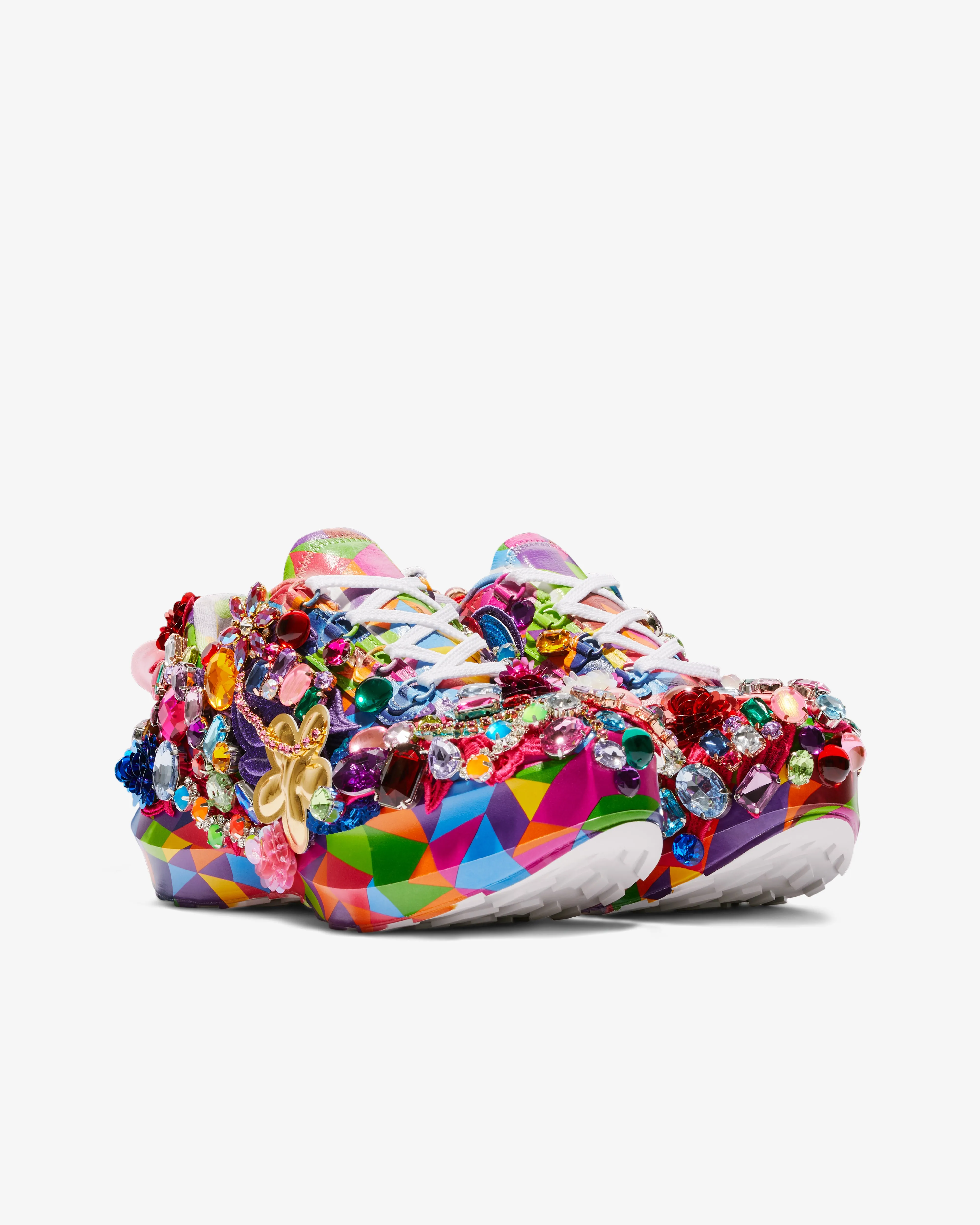 Comme des Garçons - Kids Love Gaite x Salomon SR811 Embellished Platform - (Multi)