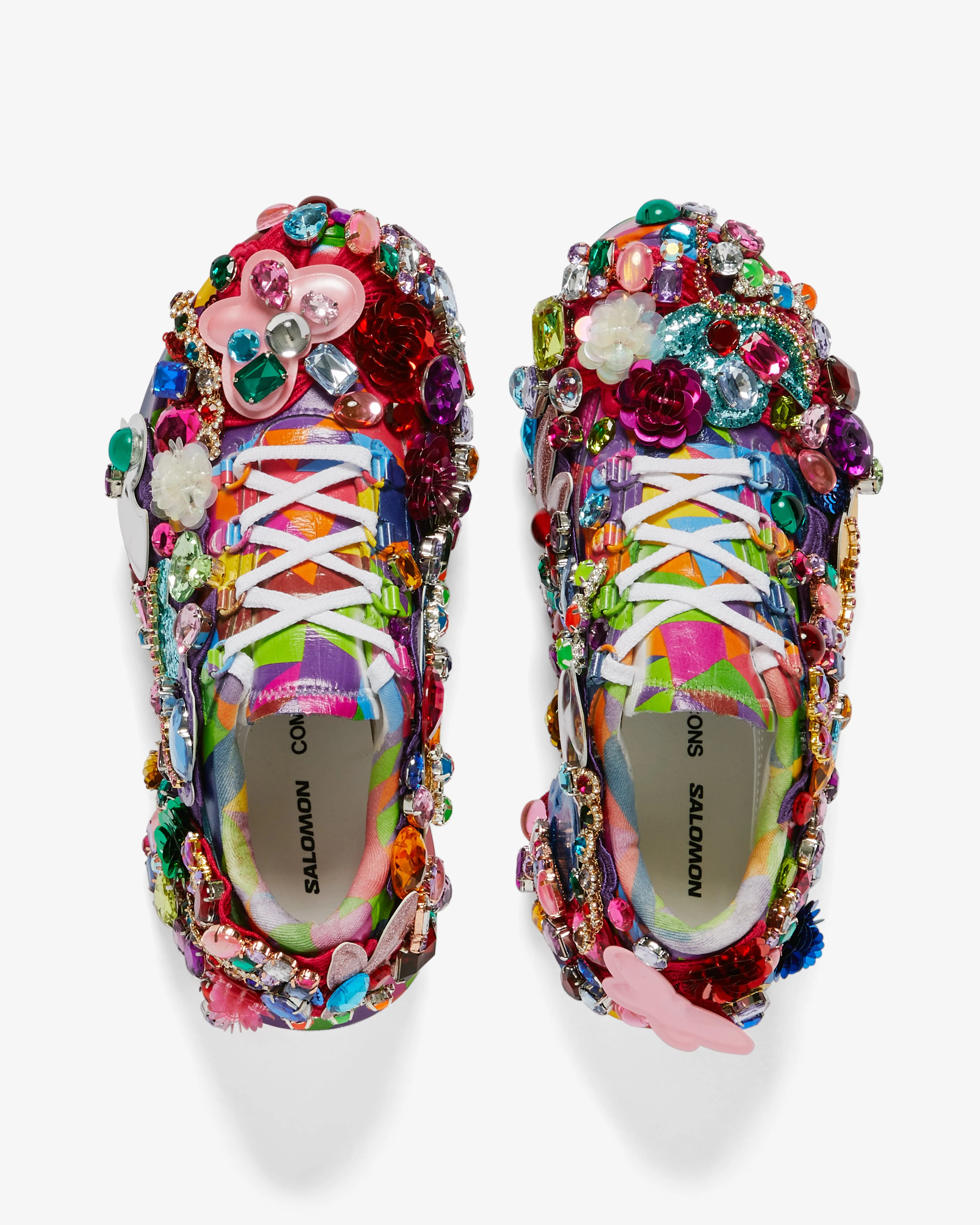 Comme des Garçons - Kids Love Gaite x Salomon SR811 Embellished Platform - (Multi)