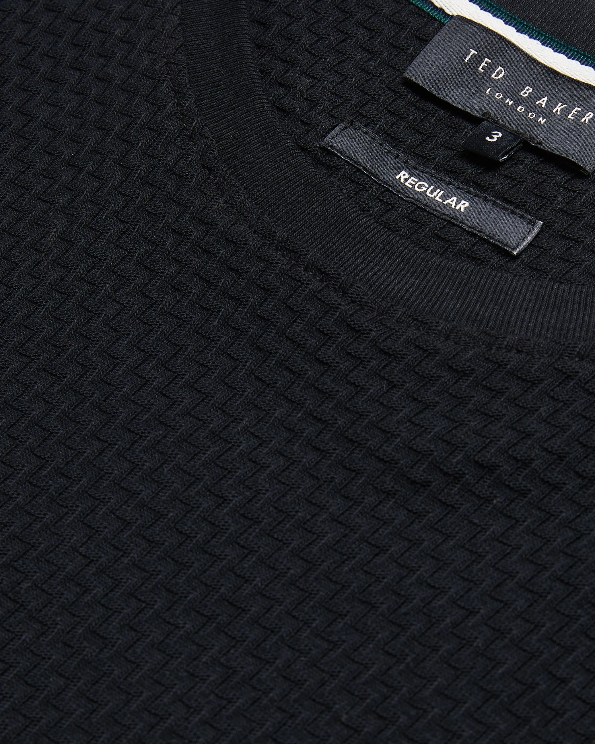 Curlys Short Sleeve Regular Textured T-Shirt Black