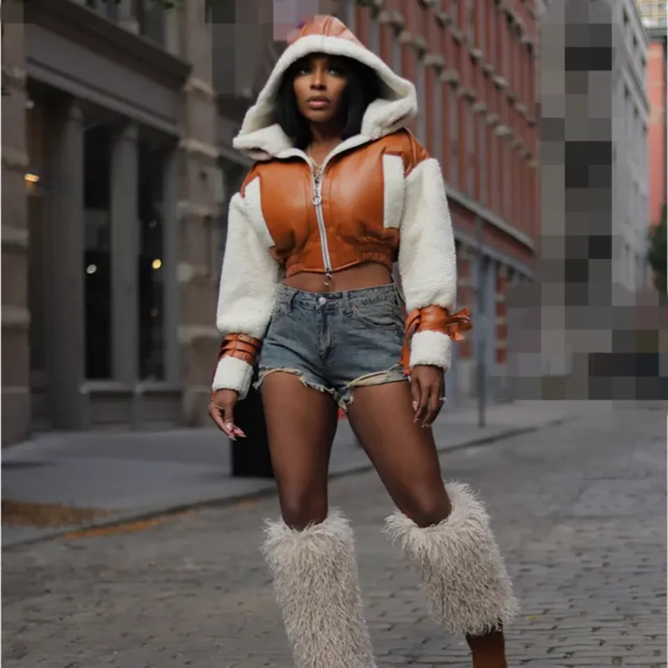 Faux Fur Leg Warmers 2 Boot Cover