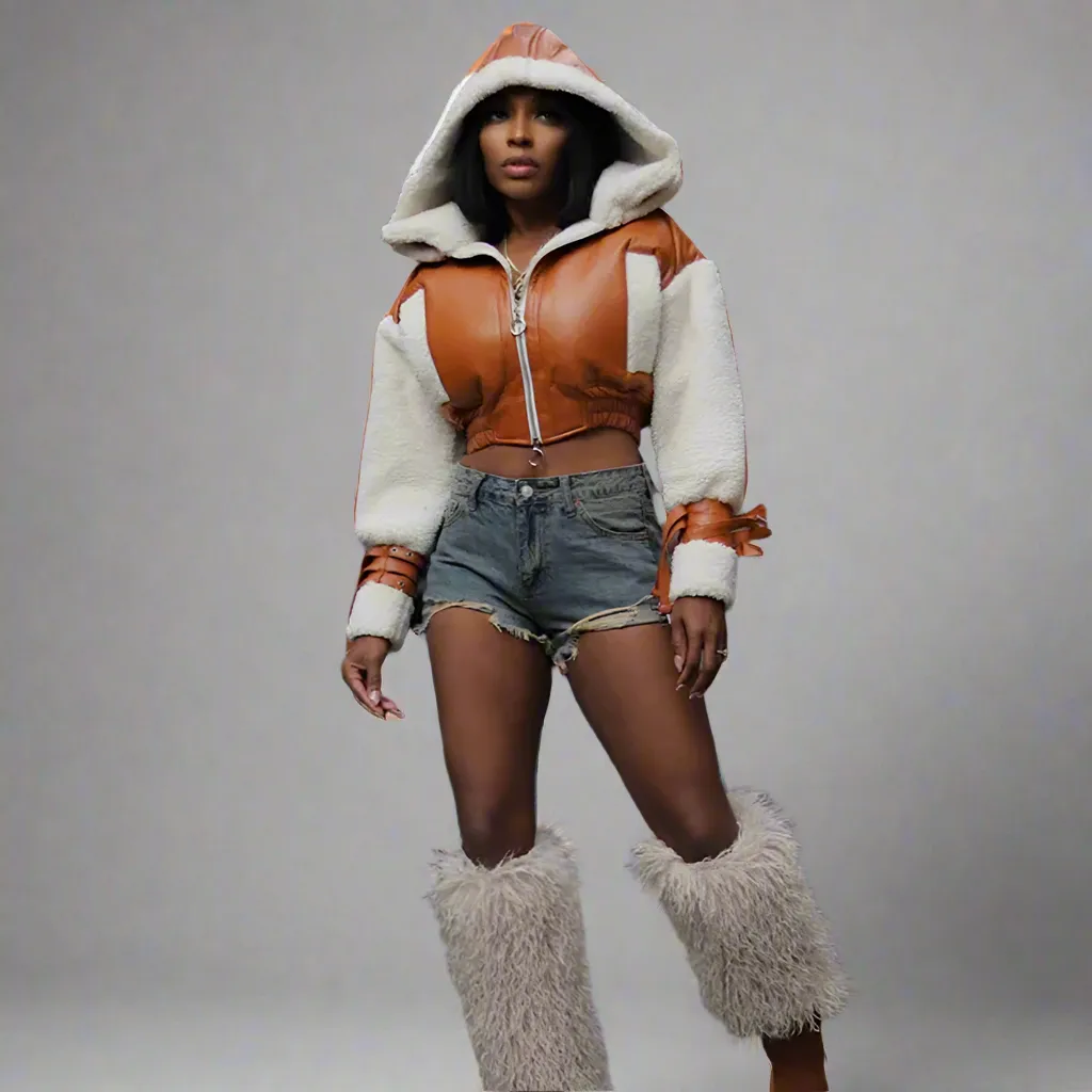 Faux Fur Leg Warmers 2 Boot Cover