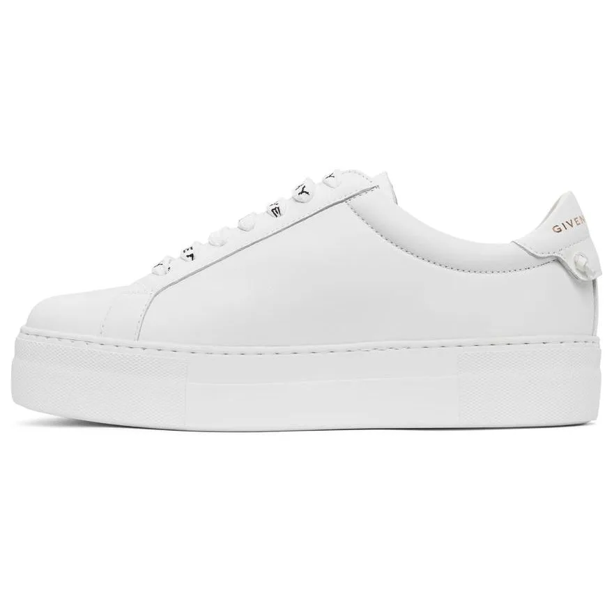 Givenchy White 4G Urban Knots Platform Sneakers