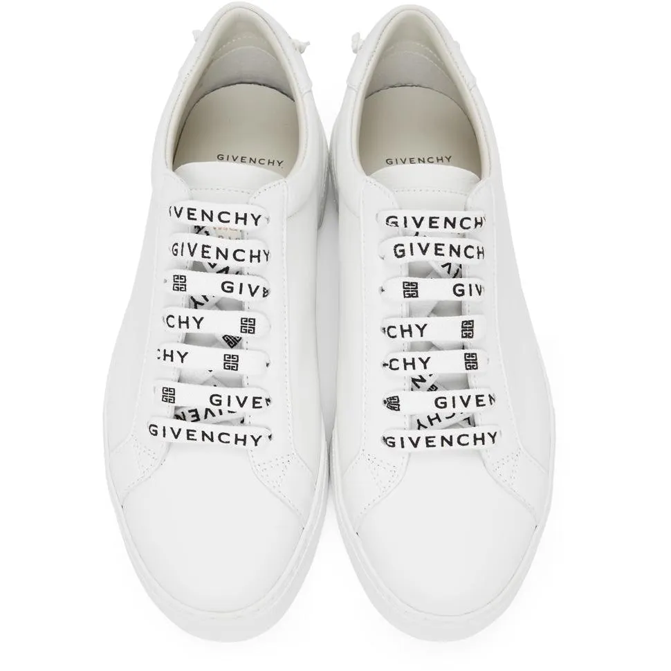 Givenchy White 4G Urban Knots Platform Sneakers