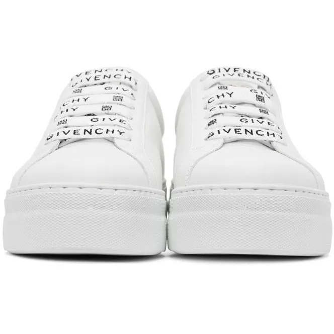 Givenchy White 4G Urban Knots Platform Sneakers
