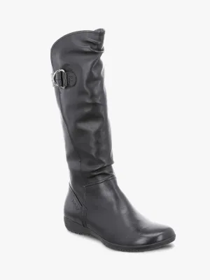 Josef Seibel Naly 23 Ladies Long Leather Boot Black