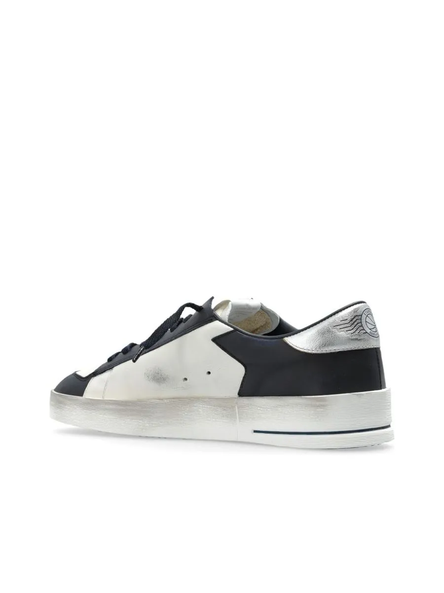 Laceup Fastening Sneakers With Signature Star Patch