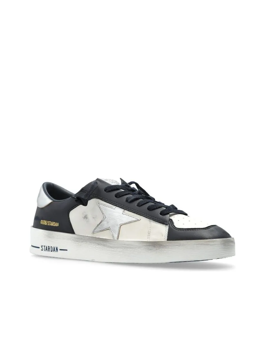 Laceup Fastening Sneakers With Signature Star Patch