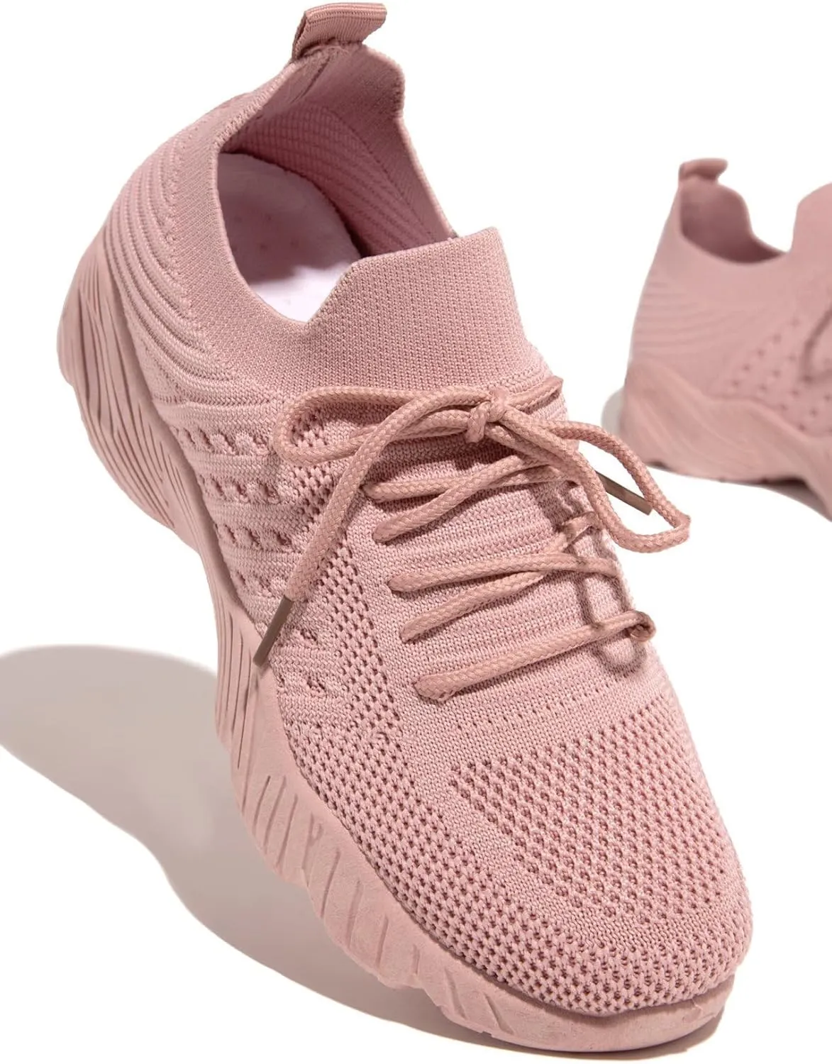 Ladmiple Shoes For Women Sneakers Slip On Lightweight Non Slip Gym Workout Tennis Running Shoes Fashion Walking Sneakers
