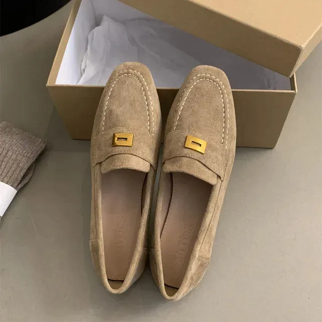 Lina | Orthopdische Britische Schuhe aus leichtem Wildleder