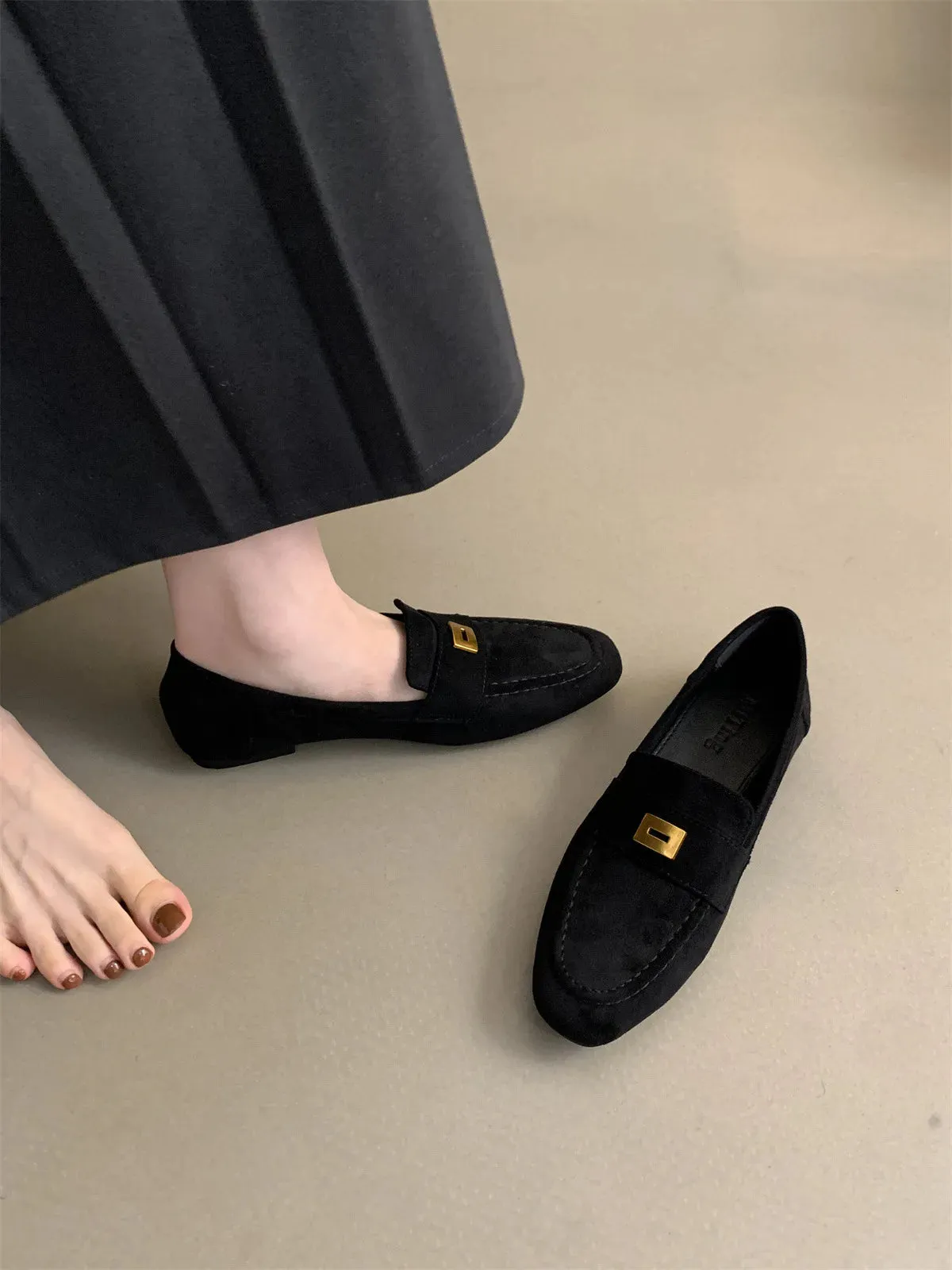 Lina | Orthopdische Britische Schuhe aus leichtem Wildleder