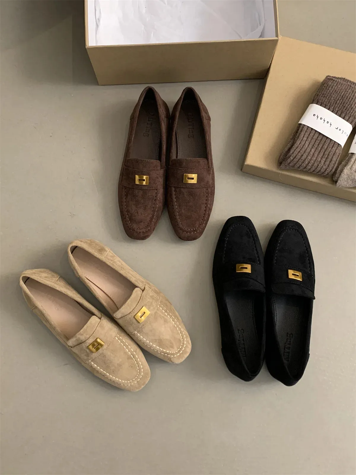 Lina | Orthopdische Britische Schuhe aus leichtem Wildleder