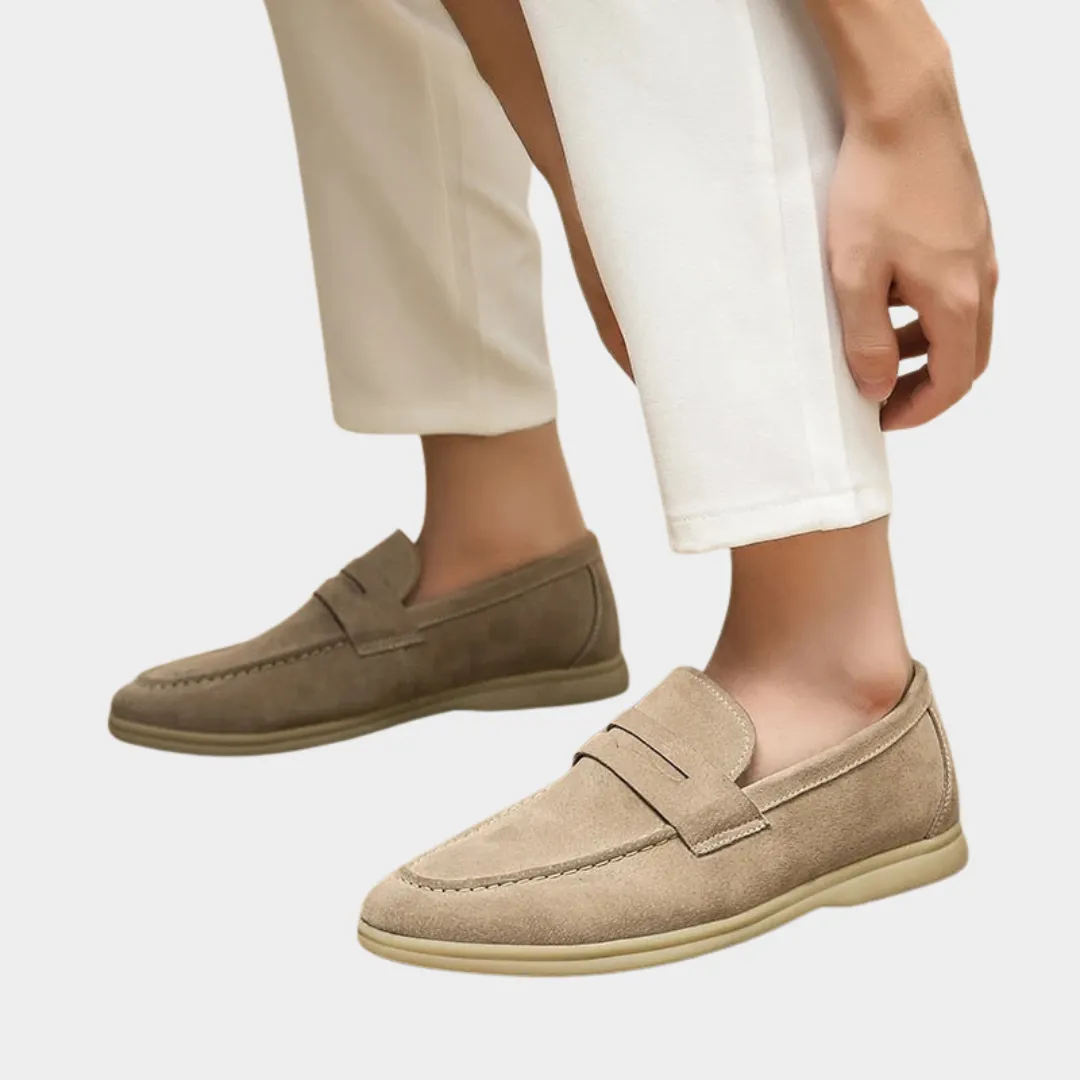 Mens Genuine Leather Loafers  Business & Casual Shoes  Lightweight Driving Moccasins  Multiple Colours