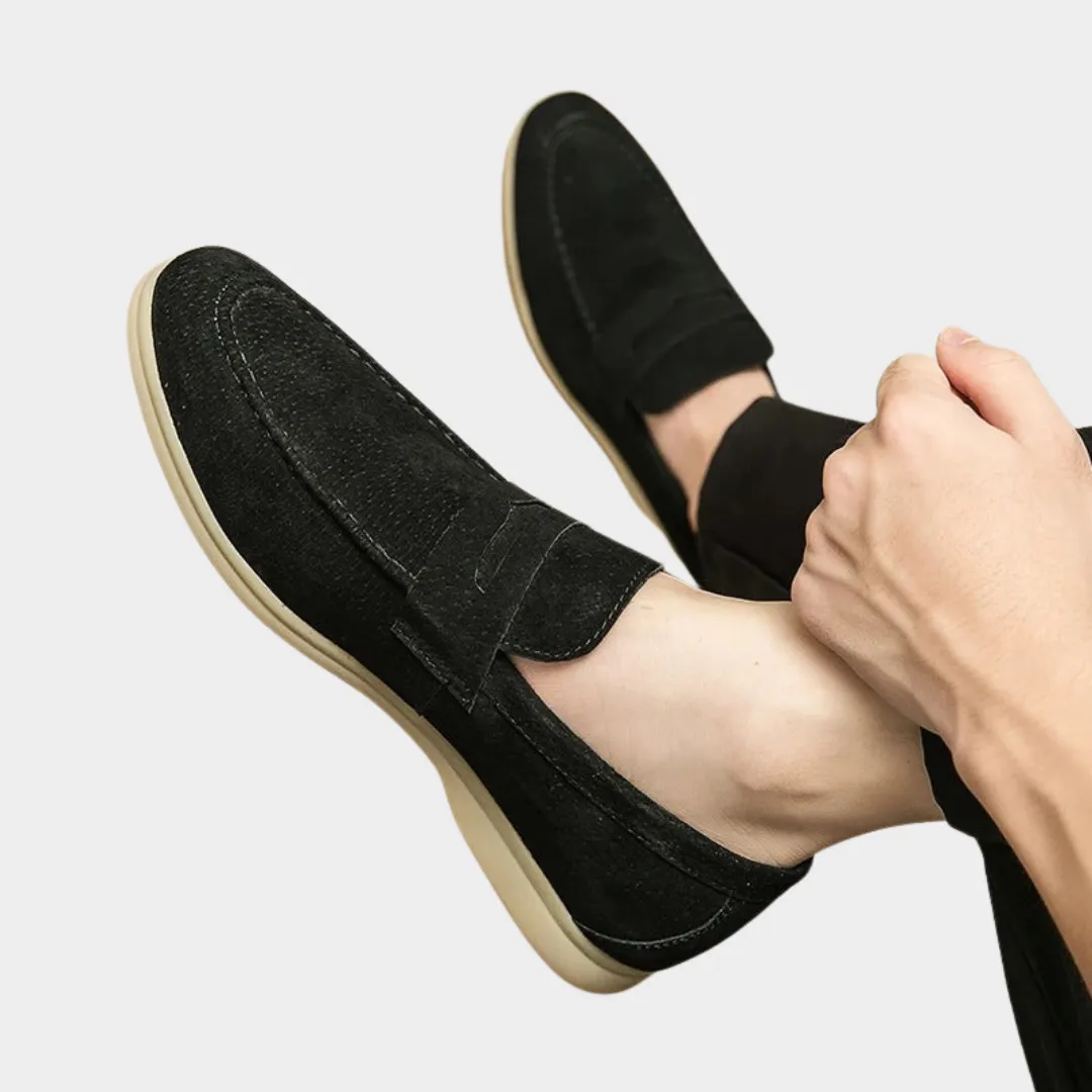Mens Genuine Leather Loafers  Business & Casual Shoes  Lightweight Driving Moccasins  Multiple Colours