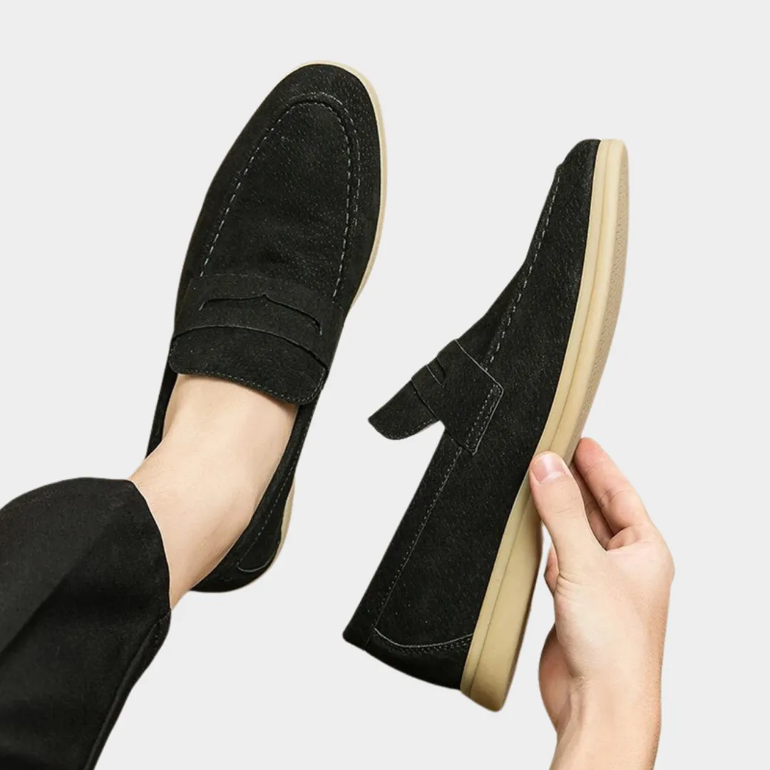 Mens Genuine Leather Loafers  Business & Casual Shoes  Lightweight Driving Moccasins  Multiple Colours