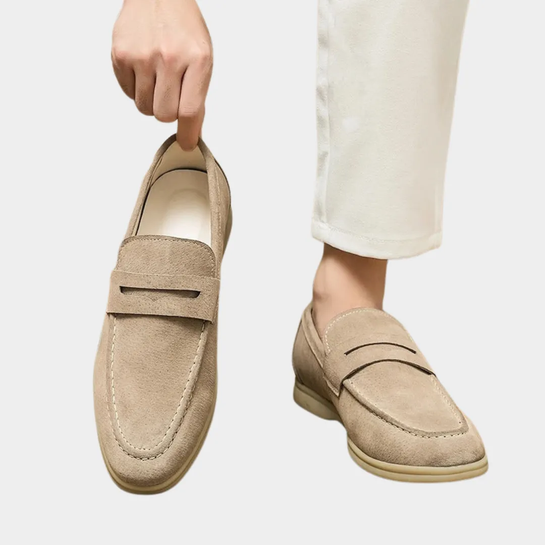Mens Genuine Leather Loafers  Business & Casual Shoes  Lightweight Driving Moccasins  Multiple Colours