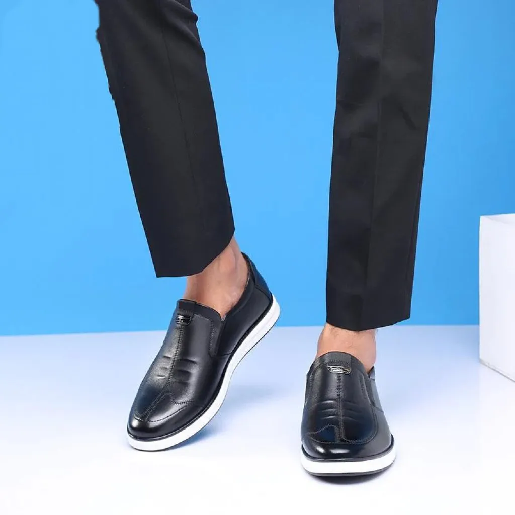 Men's Oxfords Cowhide Breathable Leather Loafers