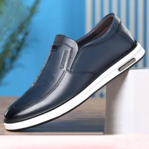 Men's Oxfords Cowhide Breathable Leather Loafers
