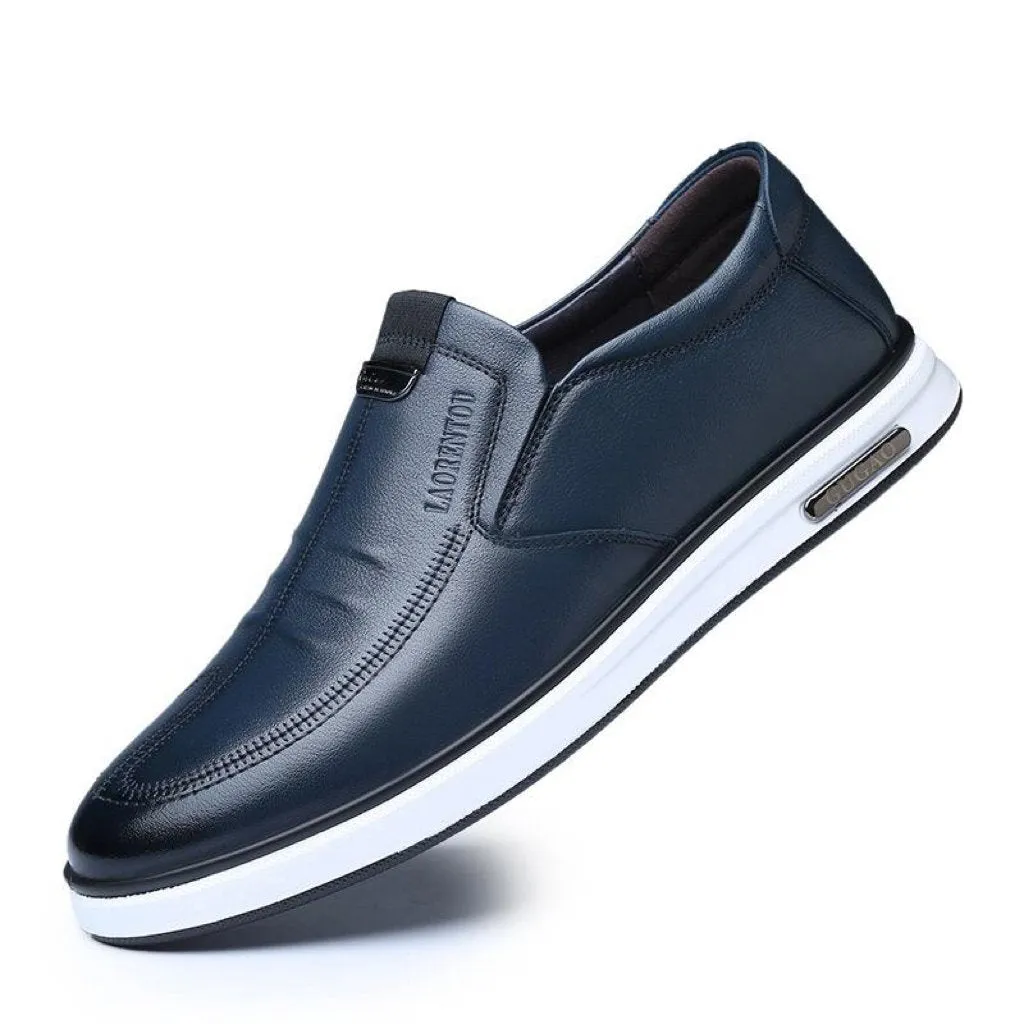 Men's Oxfords Cowhide Breathable Leather Loafers