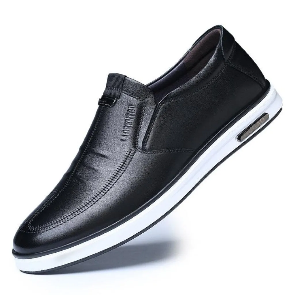 Men's Oxfords Cowhide Breathable Leather Loafers