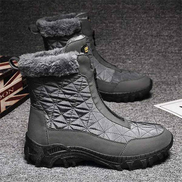 Men's Warm Faux Fur Snow Boots
