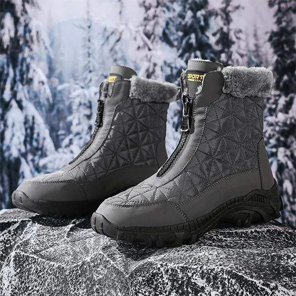 Men's Warm Faux Fur Snow Boots