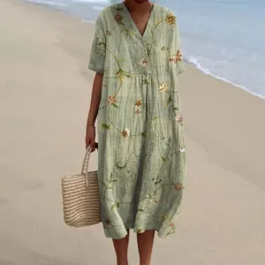 Morgan | Dress with vibrant floral pattern