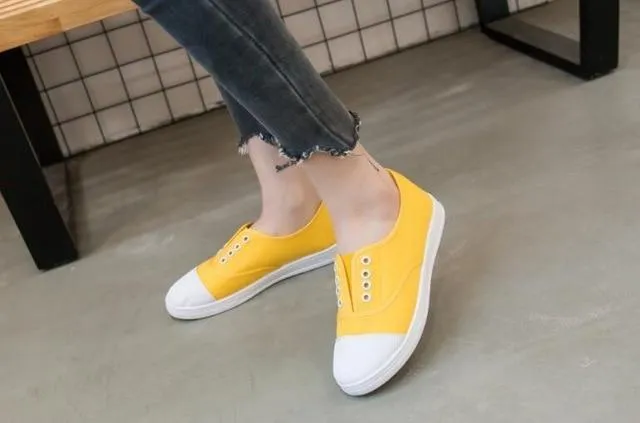 New Fashion shallow women canvas Breathable shoes