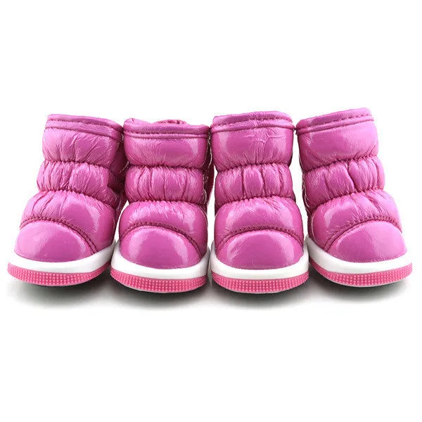 Puppy Leather Winter Warm Booties Boots