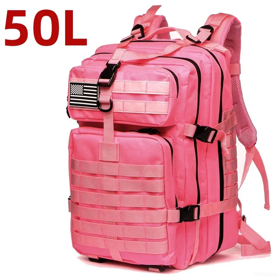 Tactical Backpack Sturdy Nylon Waterproof camping and hiking