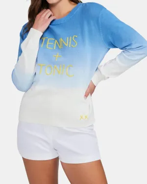 Tennis & Tonic Barrett Sweater in Chambray Dip Dye | Chambray Dip Dye