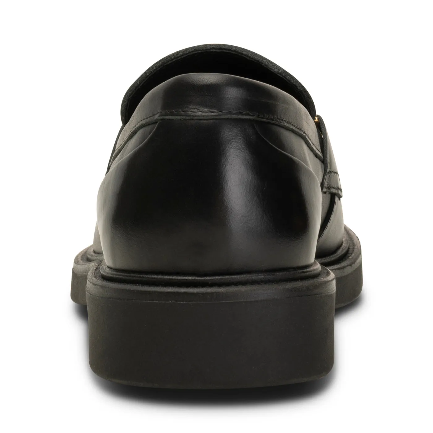 Thyra Kæde Loafer Læder - BLACK