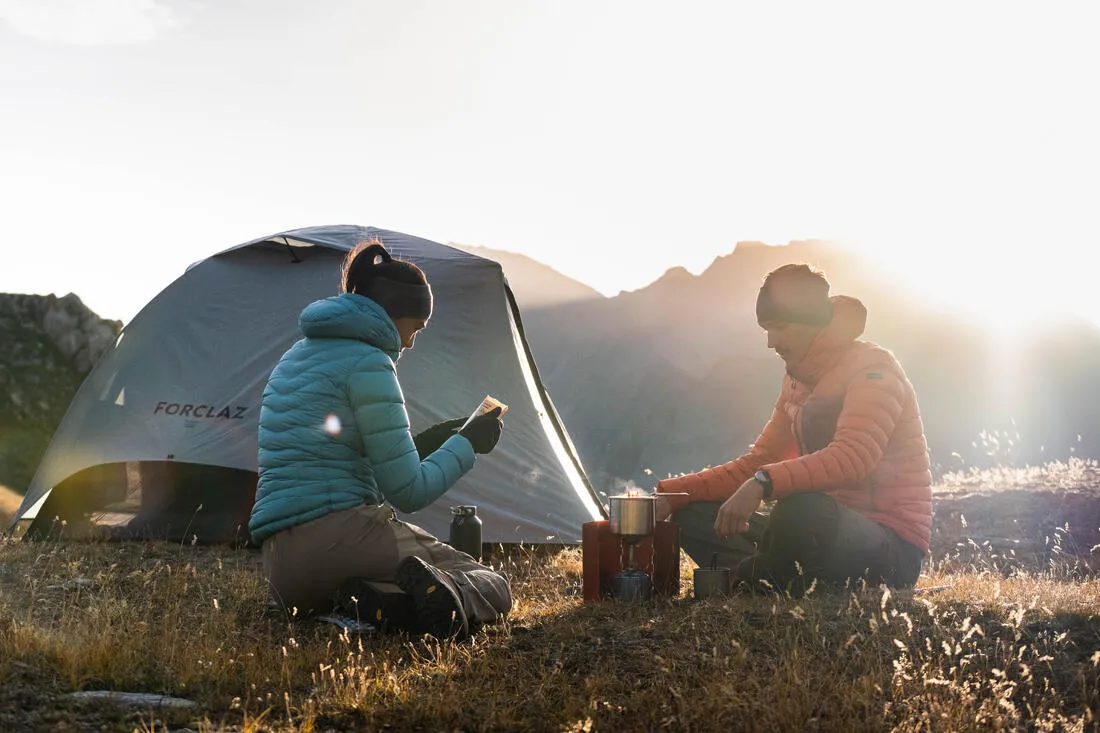Trekking Cookset Stainless Steel 0.9 L 1 Person - Trek 500