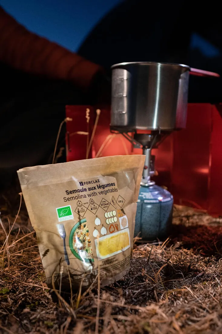 Trekking Cookset Stainless Steel 0.9 L 1 Person - Trek 500