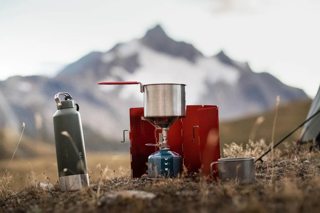 Trekking Cookset Stainless Steel 0.9 L 1 Person - Trek 500