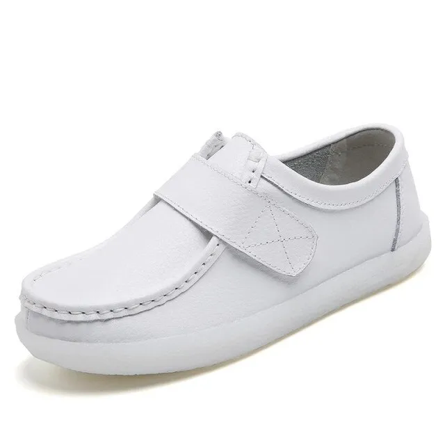 Trina Women's Warm Faux Leather Flat Shoes