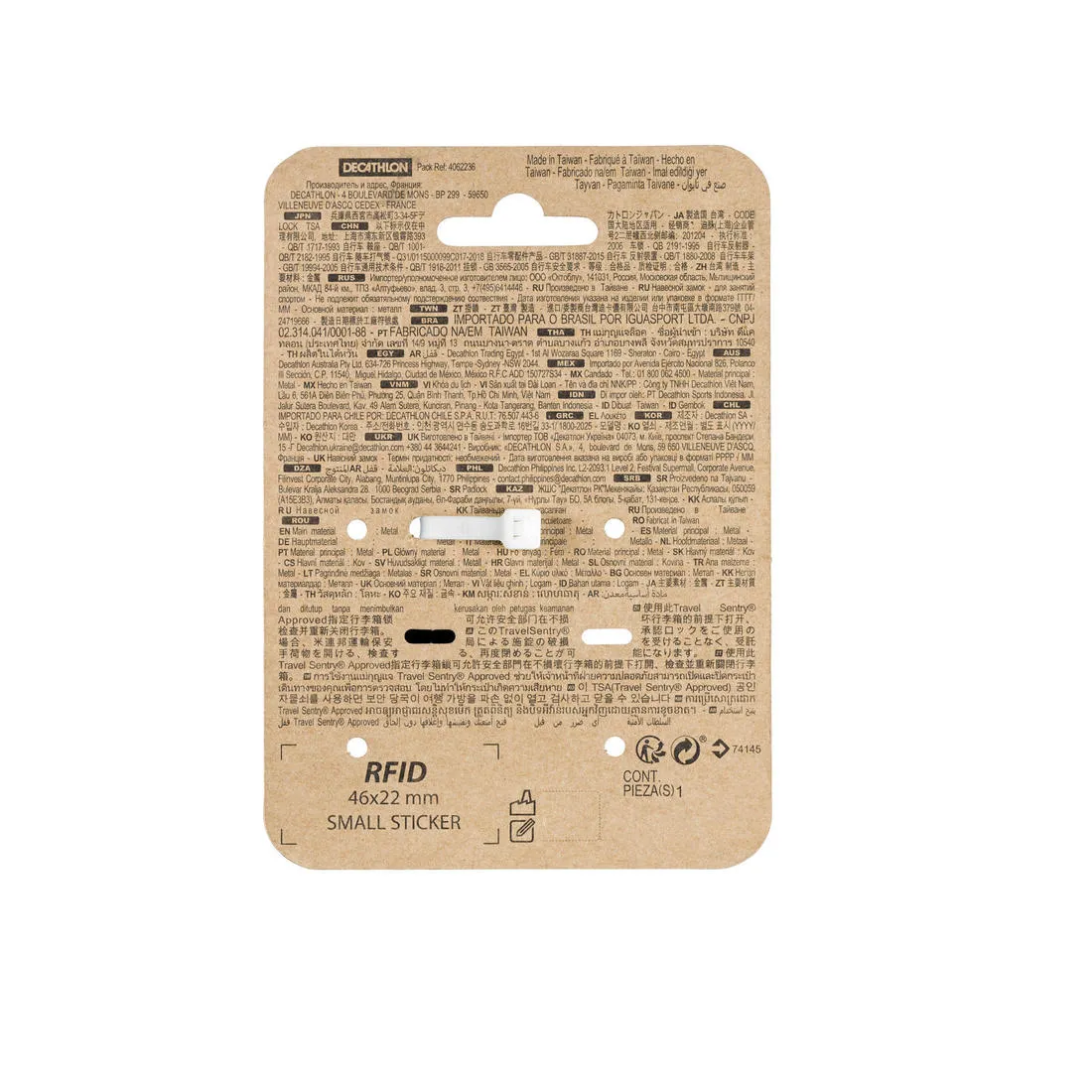 TSA Coded Travel Padlock