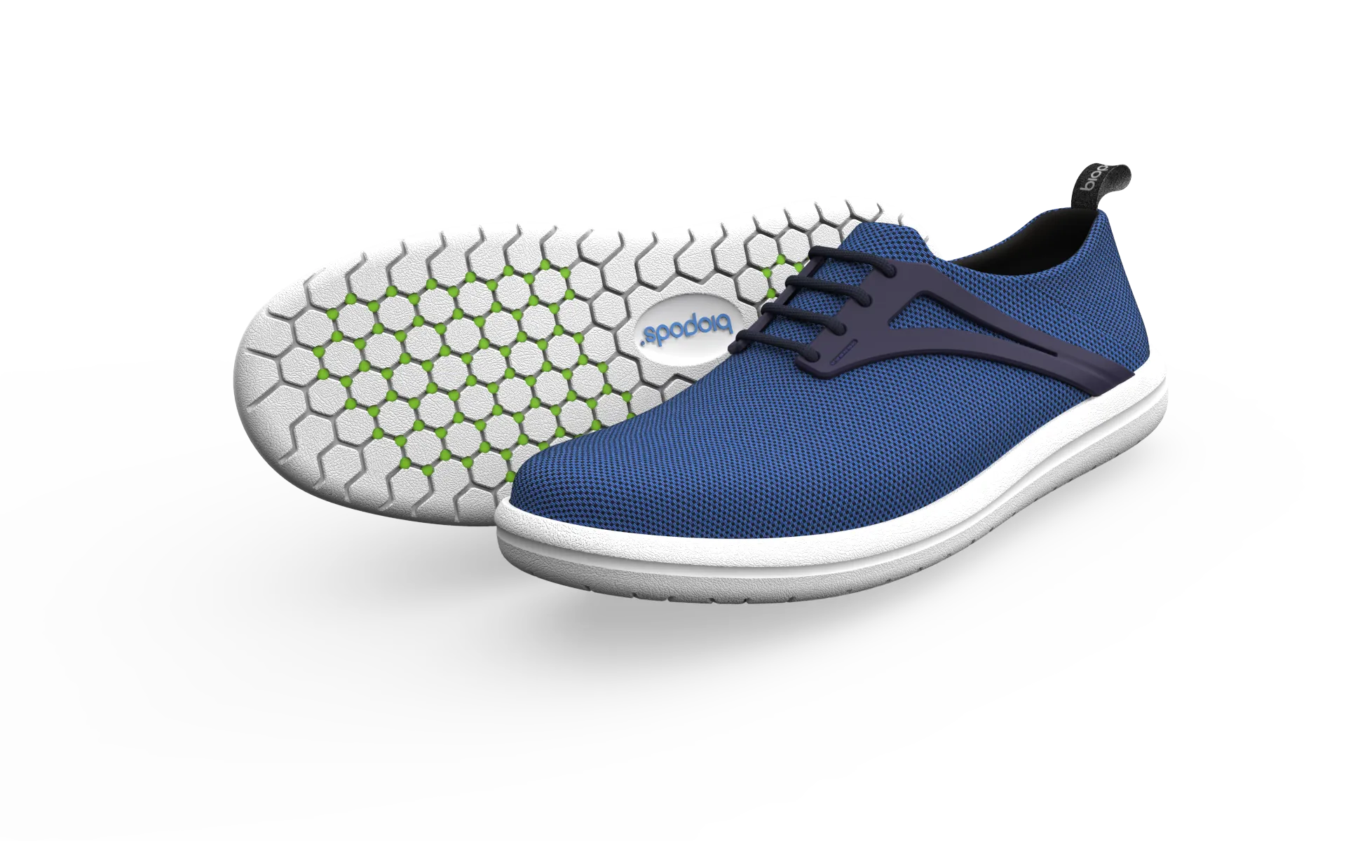 Wide Urban Flex Sneakers - Sapphire