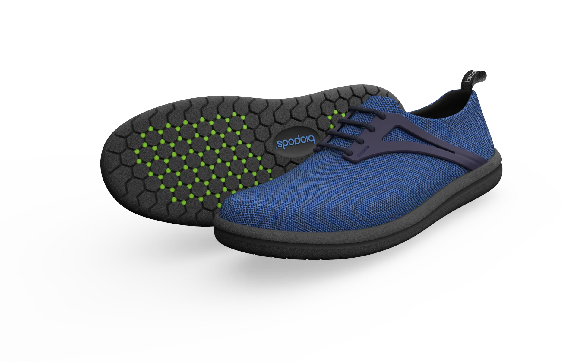 Wide Urban Flex Sneakers - Sapphire